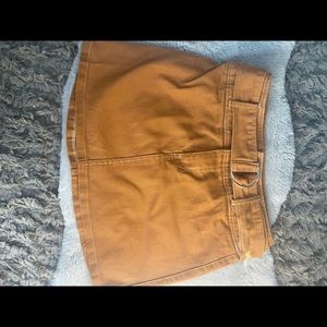 Super cute Mustard color mini skirt